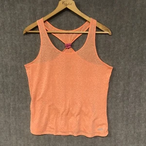 Avia Shirt Womens Medium Tank Gym Workout Semi Sheer Leopard Casual - Picture 1 of 9