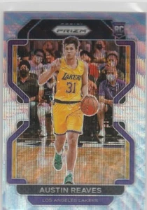 Juego de caja Panini Prizm 2021-22 Silver Wave RC Austin Reaves 165 Los Angeles Lakers - Imagen 1 de 1