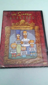 DVD "LOS SIMPSONS CLASICOS CRIMEN Y CASTIGO" PRECINTADO SEALED - Imagen 1 de 2