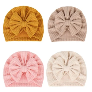4pcs Hats Baby Headband Baby Girls Hats Winter Knitted Caps Newborn Hospital Hat - Picture 1 of 12