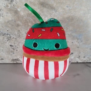 SQUISHMALLOW CHANTAL CUPCAKE CHRISTMAS ORNAMENT STUFFED PLUSH - Picture 1 of 6