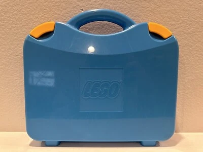 Lego Azul Estuche de Transporte Plástico Duro Caja de Almacenamiento con Cierre con Divisores con Legos Foto 1 de 4