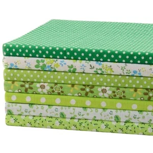 7 Pieces Cotton Fabric Plainl Printed 20"x20" Comfortable Fabric for Sewing P... - Picture 1 of 7