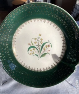 Salem China Collector Bowl 23 K Gold Lily Of The Valley Trinket Grannycore - Picture 1 of 3