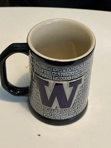 Vintage UW University Of Washington HUSKIES Mug - Picture 1 of 7