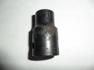 MATCO TOOLS CP11M6A 1/2-DRIVE 11MM SHALLOW IMPACT SOCKET 6-POINT BIN - Bild 1 von 6