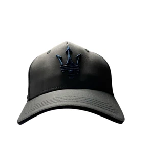 Maserati Trident Logo Black Cap MAS-0123 - Picture 1 of 5