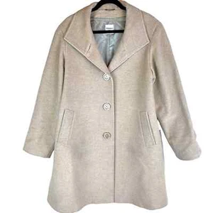 Cinzia Rocco Due Alpaca Wool Button Coat Jacket Long 14 - Picture 1 of 13