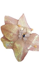 Ciondolo Farfalla In Oro 18kt E Diamanti Naturali 0.50ct