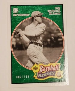 2005 UPPER DECK UD HEROES - EMERALD Green - MEL OTT #157 - Serial 006/199 - Picture 1 of 2