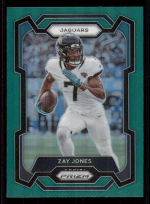2023 Panini Prizm Prizms Green #141 Zay Jones - Image 1 of 2