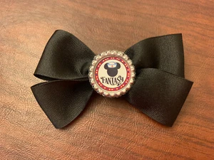 Disney Cruise Line Fantasy Mickey Mouse Bottle Cap 4.5-Inch Small Hair Bow - Picture 1 of 11