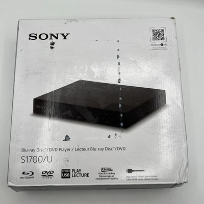 Sony BDP-S1700U Blu-ray DVD Player Dolby Digital TrueHD/DTS and DVD Upscaling - Image 1 of 3