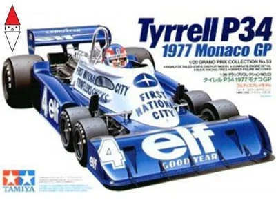 TAMIYA 1/20 TYRRELL P34 1977 MONACO GP - Immagine 1 di 2
