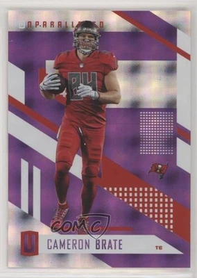 2017 Panini Unparalleled Purple /99 Cameron Brate #156 - Image 1 of 2