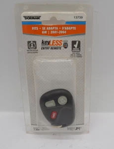 DORMAN 13739 KEYLESS ENTRY REMOTE FOB 2001 2004 SELECT GM SILVERADO - Picture 1 of 2