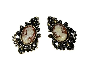 Kamee Ohrstecker Rückseiten inklusive - Bild 1 von 6