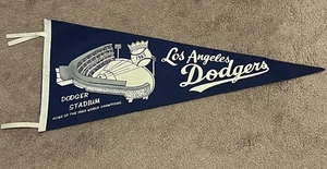 1965 Los Angeles Dodgers Stadium Pennant Home of the World Champions Baseball - Picture 1 of 9