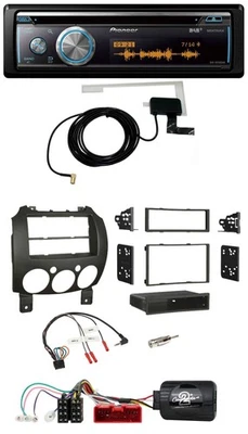 Pioneer Bluetooth DAB Lenkrad USB CD Autoradio für Mazda 2 2007-2014 nur Panason - Bild 1 von 4