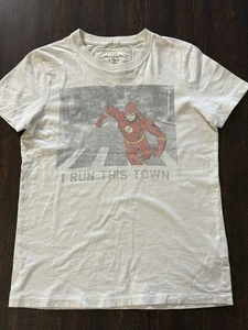 Abercrombie & Fitch Flash Tee T-Shirt White Men’s Size S Vintage - Picture 1 of 7