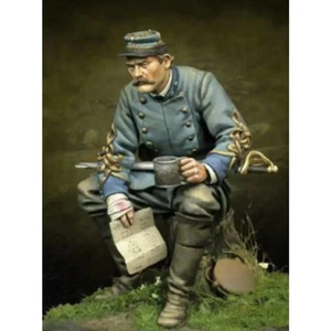 1/24 Resin Model Kit Confederate Soldier US Civil War Unpainted - Picture 1 of 1