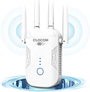 Wzmacniacz WLAN Repeater 1200Mb/s Dualband 5GHz i wzmacniacz WiFi 2,4GHz - Zdjęcie 1 z 6