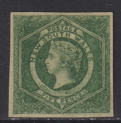 Nueva Gales del Sur 1854 SG 5P PROOF MLH VF Foto 1 de 2