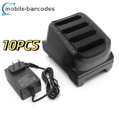 Base cargador batería 10 piezas con adaptador para ZEBRA TC21 TC26 (SAC-TC2Y-4SCHG-01) Foto 1 de 4