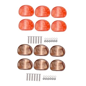 Stimmschlüssel Knopfköpfe Gitarre Stimmwirbel Knöpfe mit Zwinge und Schraube Stimmgerät - Bild 1 von 14