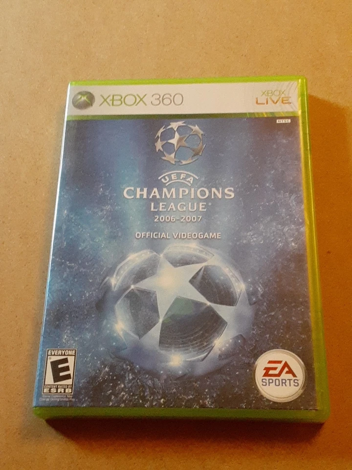 UEFA Champions League 2006-2007 - Microsoft XBOX 360 Video Game SOCCER Futbol E - Image 1 of 4