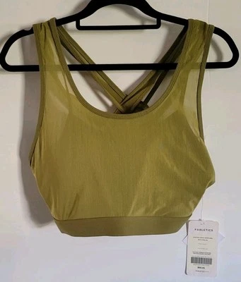 Fabletics Faye High Impact Sports Bra Workout Gym Training  XXL 14/16 Olive NWT - Image 1 of 4