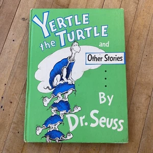 Vintage Yertle The Turtle And Other Stories Dr Suess Hardcover Book 1958 USED - Picture 1 of 12
