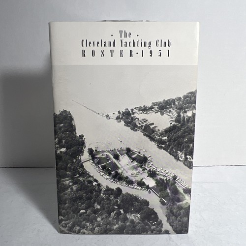 1951 CYC Cleveland Yachting Club Roster, By Laws, History, Boats