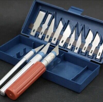 Dental Lab Gordon Knife Scalpel Razor Blade Precision Kit Cutter Set 13PC • 9.98$