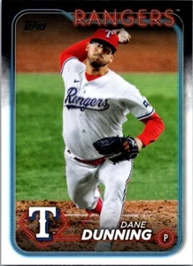 Béisbol 2024 Topps Serie 1 #348 Dane Dunning - Imagen 1 de 1