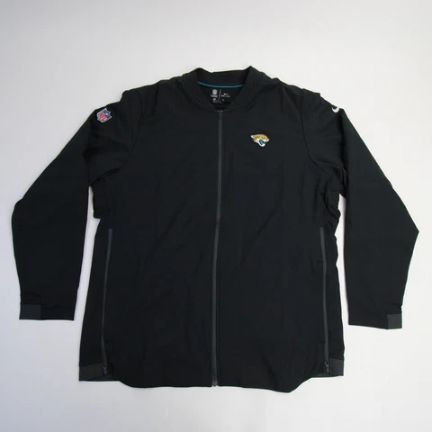 Jacksonville Jaguars Nike NFL On Field Apparel Dri-Fit Jacket Men's Black New Cover