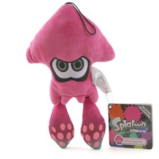 INKLING SQUID PINK 9'' Plush San-Ei 1437 (Licensed Little Buddy Plushie)
