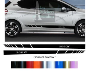 2 X UNTERE STREIFEN FÜR PEUGEOT 208 XY AUFKLEBER STICKER BD573-116 - Bild 1 von 1