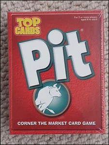 TOP CARDS PIT Winning Moves Hasbro Card Game NEW & SEALED 1996 Corner The Market - Picture 1 of 7