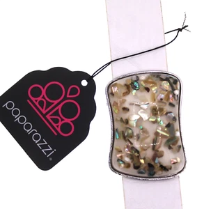 Paparazzi Twinkle Twinkle Little ROCK star white urban bracelet confetti snap  - Picture 1 of 4