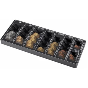 pavo 8041077 Zählbrett EURO 12 inch schwarz Kunststoff-Gehäuse - Bild 1 von 1