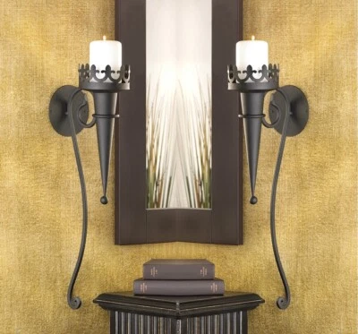 2 VELAS GÓTICAS - 18 3/4" DE ALTO - PLANCHA Foto 1 de 4