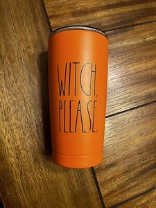 Neu Rae Dunn ""WITCH PLEASE"" Halloween Kaffeebecher Reisebecher 17oz isoliert - Bild 1 von 4