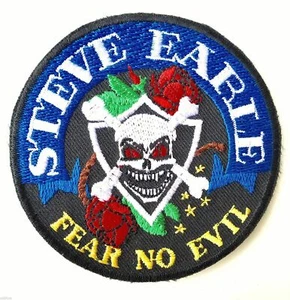 Steve Earle Patch "Fear No Evil" bestickt - Bild 1 von 1
