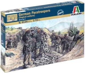 ITALERI Soldatini 1/72 - 6134 World War II German Paratroops (Tropical Uniform) - Picture 1 of 1