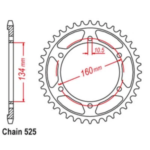 SUPERSPROX Rear Sprocket Stealth Composite For HONDA 11S-MBW-41BK - Picture 1 of 1