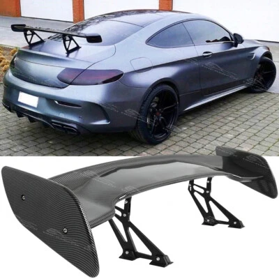 Alerón trasero GT Racing para Mercedes Benz W205 C200 C63 AMG carbono 47" Foto 1 de 4