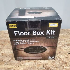 RACO 6239BK Floor Box Kit - Black
