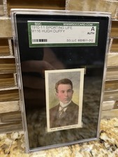 RARE 1910-11 M116 Sporting Life HOF Hugh Duffy SGC A Authentic Baseball Card!