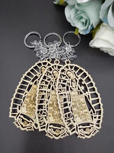 Schlüsselanhänger US 12 Stck. Lady Guadalupe mit Flügel religiöse Gunst Taufe Souvernirs - Bild 1 von 4